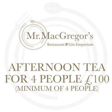 Image for Afternoon Tea for 4 people £100 (minimum of 4 people)