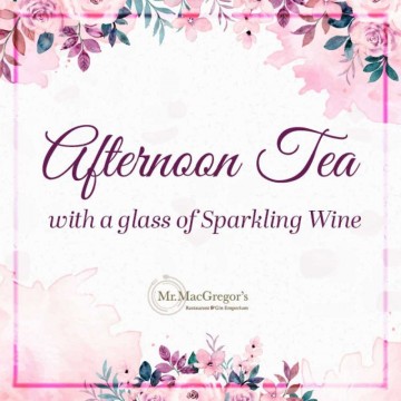 Image for Afternoon Tea Glass of Sparkling Wine per person